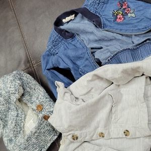 Girls jackets and warm hat